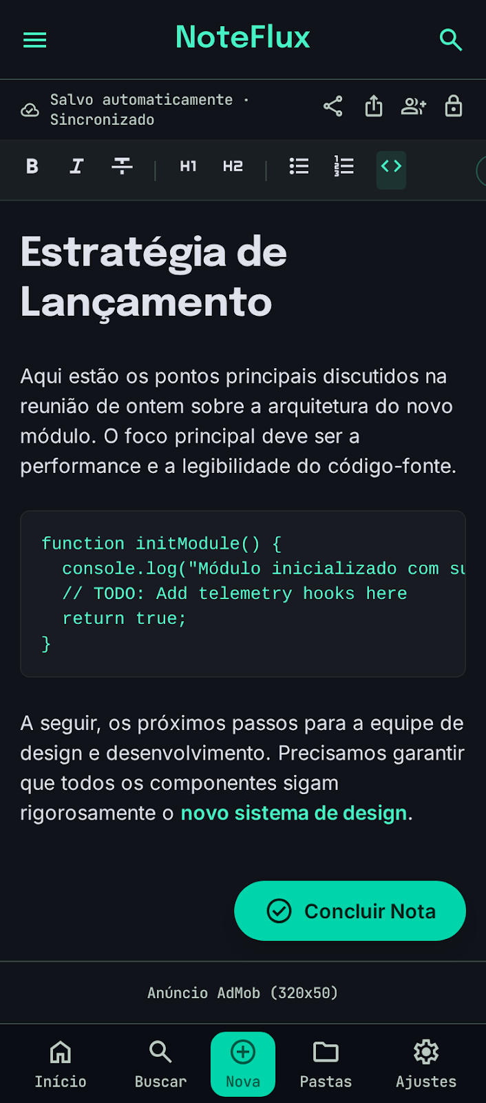 NoteFlux Editor